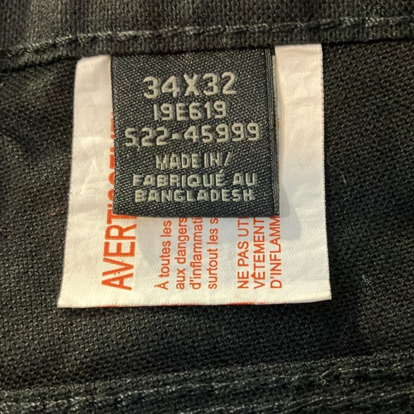 NWOT Dakota Work Pro Stretch 34 x 32 Black Cargo Pants - Picture 5 of 6